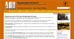 Desktop Screenshot of musikstudio-hartmann.de