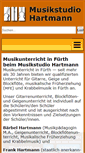 Mobile Screenshot of musikstudio-hartmann.de